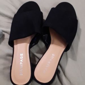 Rampage Sayda Black Sandals